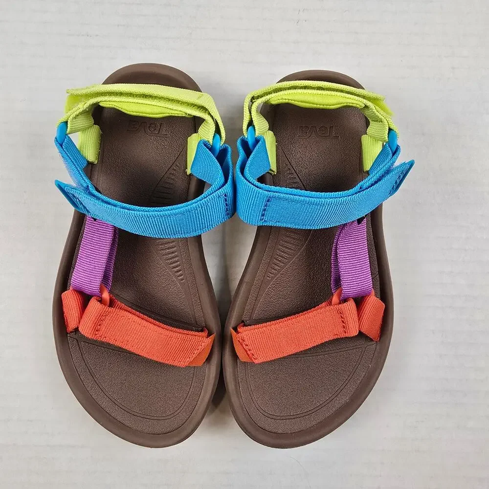 Teva Hurricane XLT2 Sport Sandals Womens Size 5 Explore Multi Colorful 1019235